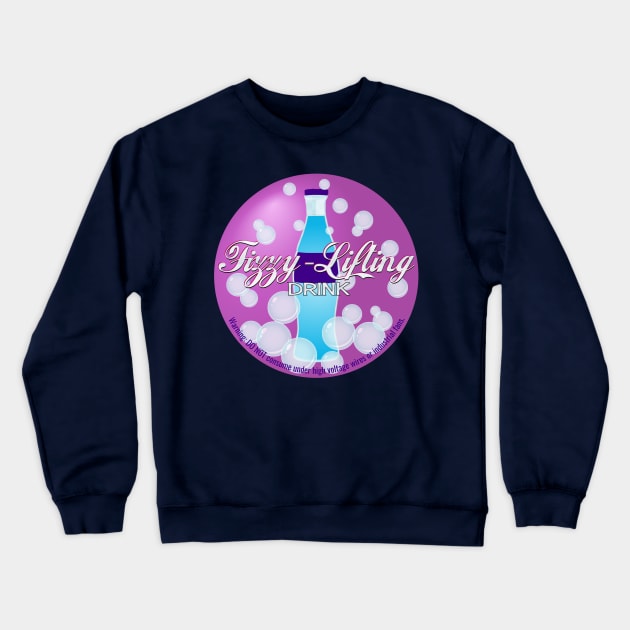 Fizzing Lifting Drink Crewneck Sweatshirt by ILLannoyed 